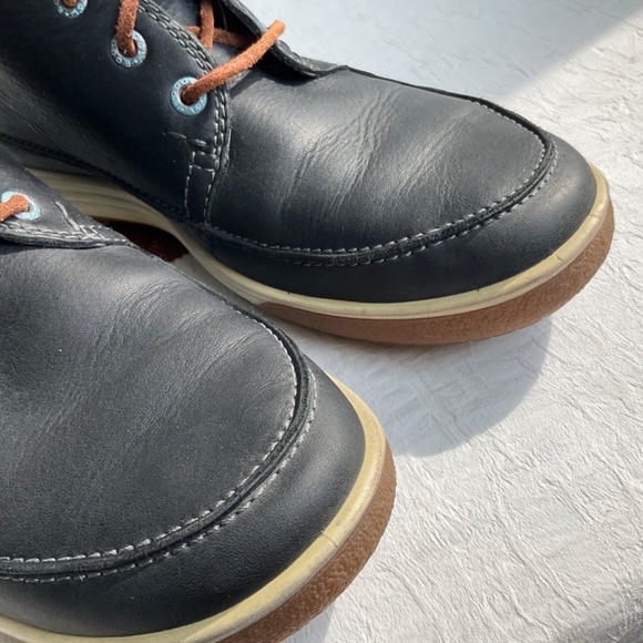 ECCO Women’s Chase Il Bootie Navy Blue Leather Size 37 - Picture 15 of 16